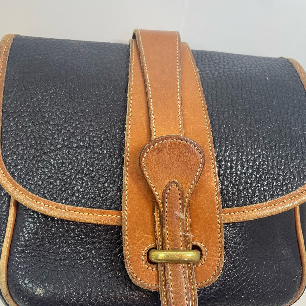 Dooney & Bourke Black and Tan Crossbody Bag - Picture 5 of 7